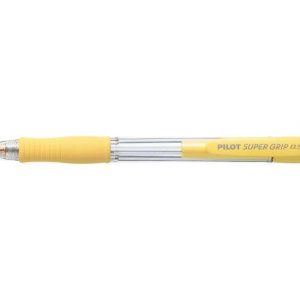 Pilot Portaminas SuperGrip H185 - Trazo 0.5mm - Mina HB - Cuerpo Amarillo
