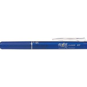 Pilot Frixion Clicker Boligrafo de Gel Borrable Retractil - Punta de Bola 0.7mm - Trazo 0.4mm - Grip Ergonomico - Color Azul