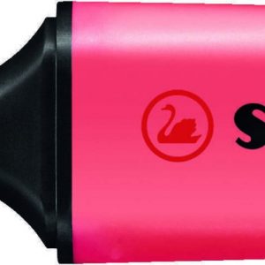 Stabilo Boss 70 Rotulador Marcador Fluorescente - Trazo entre 2 y 5mm - Recargable - Tinta con Base de Agua - Color Rojo Fluorescente