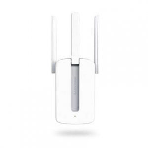 Mercusys Repetidor Amplificador Extensor de Red WiFi - Hasta 300Mbps - Tecnologia MIMO - Boton WPS - 3 Antenas Externas