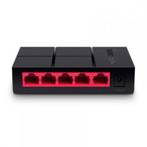 Mercusys Switch 5 Puertos Gigabit RJ45 10/100/1000Mbps - Diseño Compacto - Plug & Play - Tecnologia Verde