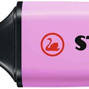 Stabilo Boss 70 Pastel Marcador Fluorescente - Trazo entre 2 y 5mm - Recargable - Tinta con Base de Agua - Color Fucsia Helado