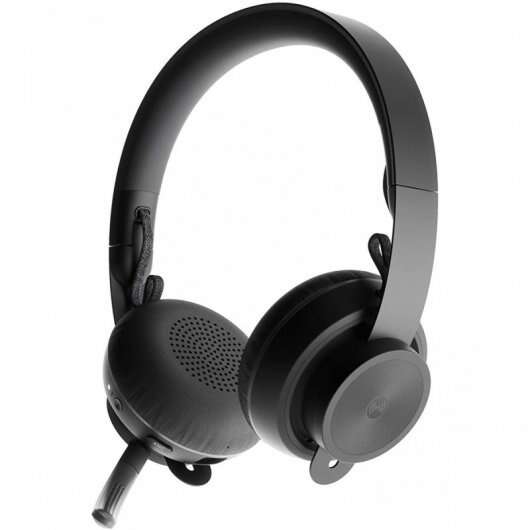 Logitech Zone Wireless MS Teams Auriculares Bluetooth con Microfono - Autonomia hasta 16h - Diadema Ajustable - Almohadillas Acolchadas - Controles en Auricular - Plegables - Color Negro