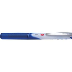 Pilot Boligrafo de Tinta Liquida V Ball RT 07 - Retractil - Punta de Bola Conica 0.5mm - Trazo 0.25mm - Grip de Goma - Color Azul