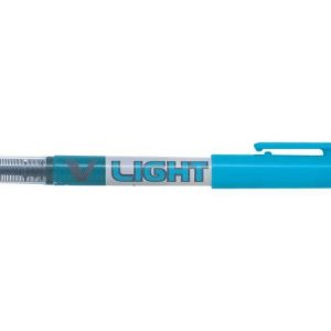 Pilot Rotulador Marcador V-Light - Punta Biselada 3.60mm - Trazo de 3.30mm - Color Azul