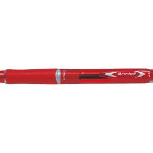 Pilot BeGreen Boligrafo de Bola Retractil Acroball - Recargable - Fabricado con Plastico Reciclado - Punta Redonda 0.7mm - Trazo 0.25mm - Grip Ergonomico - Color Rojo