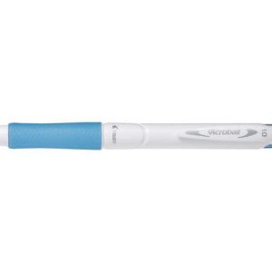 Pilot Boligrafo de Bola Retractil Acroball PureWhite - Recargable - Fabricado con Plastico Reciclado - Punta Redonda 1mm - Trazo 0.28mm - Grip Ergonomico - Color Azul Claro