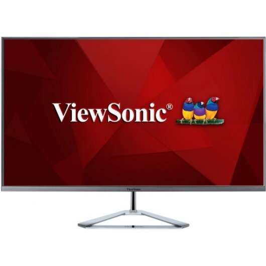 ViewSonic Monitor LED 32" IPS Full HD 1080p 75 Hz - Respuesta 4ms - Angulo de Vision 178º - Altavoces 4W - 16:9 - HDMI, DP, VGA - VESA 100x100 mm - Color Negro/Plata