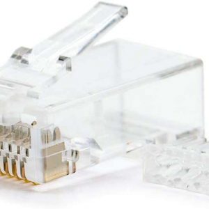 Nanocable Pack de 10 Conectores RJ45 8 Hilos Cat.6 - Color Transparente