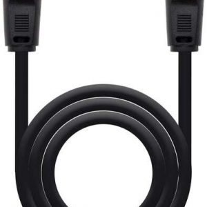Nanocable Cable de Antena TV 75 OHM Macho/Hembra 1.80m - Color Negro