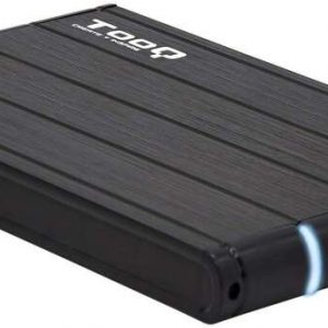 Tooq Carcasa Externa HDD/SDD 2.5" hasta 9,5mm SATA USB 3.0 - Color Negro