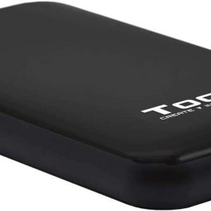 Tooq Carcasa Externa HDD/SDD 2.5" hasta 9.5mm SATA USB 3.0/3.1 Gen 1 - Sin Tornillos - Color Negro