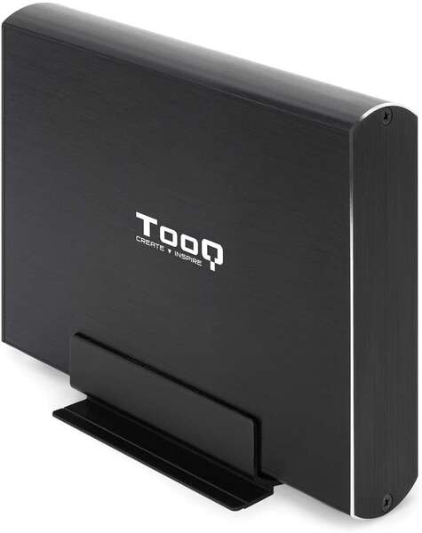 Tooq Carcasa Externa HDD 3.5" SATA USB 3.0/3.1 Gen1 con Soporte - Color Negro 1 Tooq Carcasa Externa HDD 3.5" SATA USB 3.0/3.1 Gen1 con Soporte - Color Negro