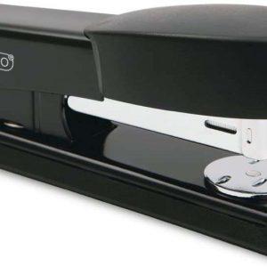 Rapesco Bowfin Grapadora Metalica de Sobremesa - Hasta 25 Hojas - Grapas 26/6, 24/6 - Grapado Cerrado y Abierto - Color Negro