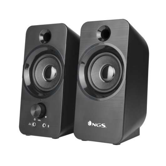 NGS Altavoces Multimedia USB 2.0 12W - Conexion Jack 3.5mm - Controles en Altavoz 1 NGS Altavoces Multimedia USB 2.0 12W - Conexion Jack 3.5mm - Controles en Altavoz