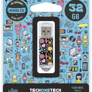 TechOneTech Candy Pop Memoria USB 2.0 32GB (Pendrive)