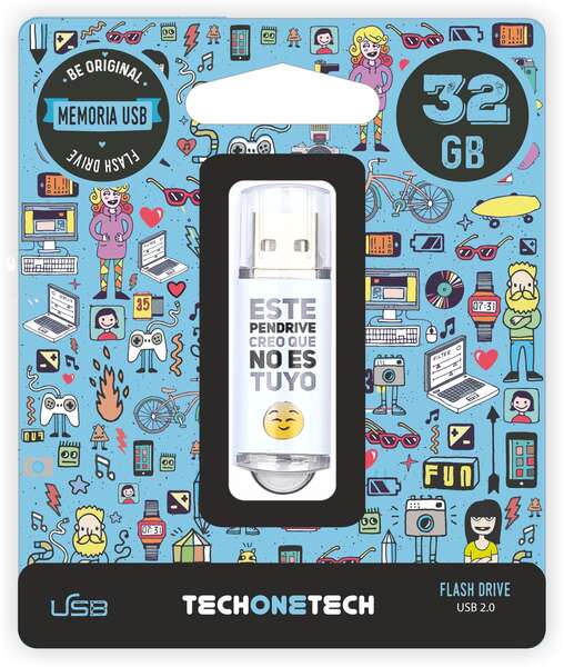 TechOneTech Memoria USB 2.0 32GB (Pendrive) 1 TechOneTech Memoria USB 2.0 32GB (Pendrive)