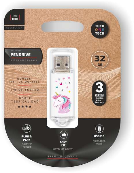 TechOneTech Unicornio Dream Memoria USB 2.0 32GB (Pendrive) 1 TechOneTech Unicornio Dream Memoria USB 2.0 32GB (Pendrive)