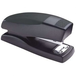 Petrus 435 Golf Grapadora de Sobremesa - Grapa hasta 30 Hojas - Grapado Cerrado, Abierto y Clavado - Color Negro
