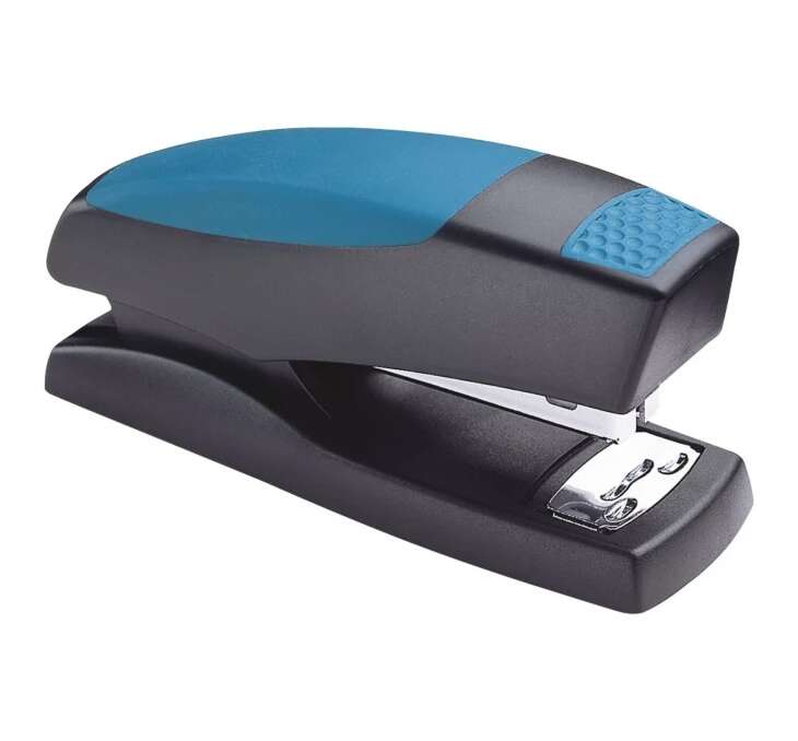 Petrus 435 Golf Grapadora - Hasta 30 Hojas - Grapado Cerrado, Abierto y Clavado - Color Azul 1 Petrus 435 Golf Grapadora - Hasta 30 Hojas - Grapado Cerrado, Abierto y Clavado - Color Azul