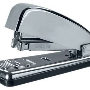 Petrus 226C Grapadora Metalica - Hasta 30 Hojas - Grapado Cerrado, Abierto y Clavado - Color Cromado