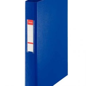 Esselte Carpeta de Anillas Formato Folio - 2 Anillas Mixtas de 25mm - Capacidad para 190 Hojas - Color Azul