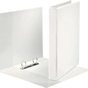 Esselte Canguro Plus Carpeta de Anillas - Formato A4 - Capacidad para 230 Hojas - 2 Anillas de 25mm - Color Blanco