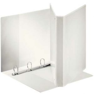 Esselte Canguro Plus Carpeta Canguro A4 de 4 Anillas de 25mm - Capacidad para 230 Hojas A4 (80 g/m²) - Color Blanco