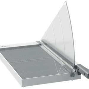 Leitz Precision Home Office A3 Guillotina de Papel Formato A3 - Corta hasta 10 Hojas - Iluminacion del Filo de Corte - Cuchilla de Acero Inoxidable de Alta Calidad