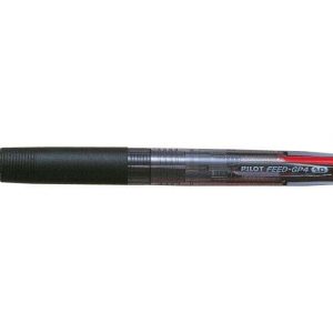 Pilot Boligrafo de Bola Retractil Feed GP4 Begreen - Punta Redonda 1mm - Trazo 0.27mm - 78.2% de Plastico Reciclado - Recargable - Grip Ergonomico - 4 Colores