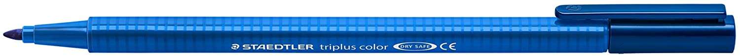 Staedtler Triplus Color 323 Rotulador de Punta Fina - Trazo 1mm Aprox - Tinta Base de Agua - Azul Delft