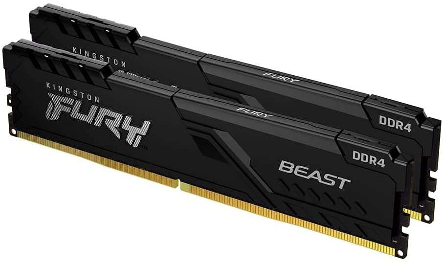 Kingston Fury Beast Memoria RAM DDR4 3200MHz 16GB (2x8GB) CL16 1 Kingston Fury Beast Memoria RAM DDR4 3200MHz 16GB (2x8GB) CL16