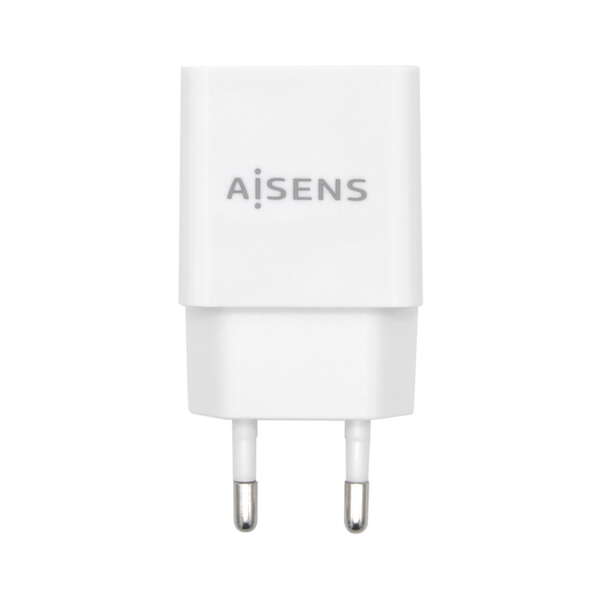 Aisens Cargador USB 10W Alta Eficiencia - 5V/2A - Color Blanco