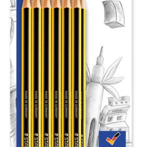 Staedtler Noris 120 Pack de 12 Lapices de Grafito Hexagonales HB - Resistencia a la Rotura - Madera de Bosques Sostenibles