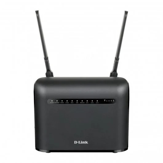 D-Link Router 4G LTE Cat4 WiFi AC1200 Dual Band - Velocidad hasta 1200 Mbps - 2 Antenas Externas - 3 Puertos RJ-45