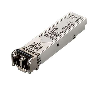 D-Link Modulo Transceptor de Fibra Multimodo Mini-GBIC SFP a 1000BaseSX de 1 Puerto - Hasta 550m 1 D-Link Modulo Transceptor de Fibra Multimodo Mini-GBIC SFP a 1000BaseSX de 1 Puerto - Hasta 550m