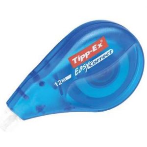 Tipp-Ex Easy Correct Cinta Correctora 4.2mm x 12m - Resistente - Escritura Instantanea