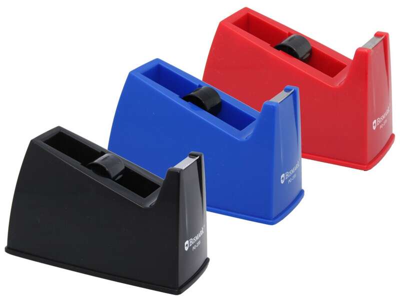 Bismark Portarrollos de Sobremesa para Cintas Adhesivas de hasta 33m - Colores Surtidos 1 Bismark Portarrollos de Sobremesa para Cintas Adhesivas de hasta 33m - Colores Surtidos