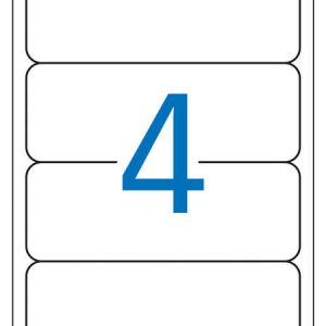 Apli Etiquetas Amarillas para Archivo 190.0 x 61.0mm 20 Hojas