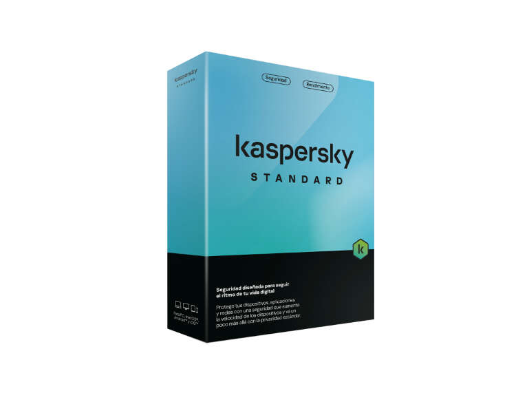 Kaspersky Standard Antivirus - 1 Dispositivo - Servicio 1 Año 1 Kaspersky Standard Antivirus - 1 Dispositivo - Servicio 1 Año