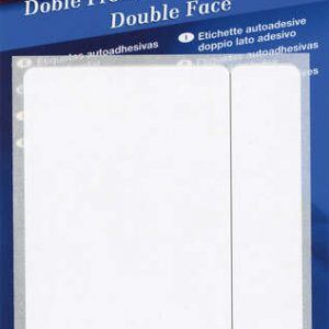Apli Etiquetas Doble Frontal Blancas 13.0 x 40.0mm