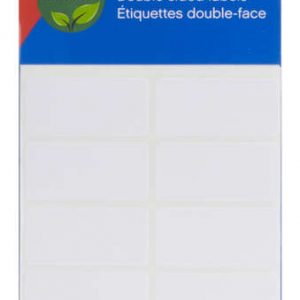 Apli Etiquetas Doble Frontal Blancas 19.0 x 40.0mm