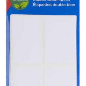 Apli Etiquetas Doble Frontal Blancas 34.0 x 53.0mm