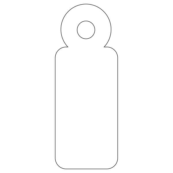 Apli Etiquetas Colgantes Blancas 11 x 29mm 200 U.