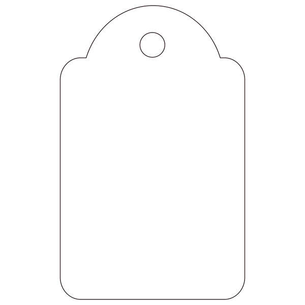 Apli Etiquetas Colgantes Rosas 22 x 35mm 100 U.