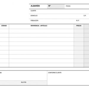 Apli Talonario Albaran 1/4 Apaisado Duplicado A-119 - Papel Autocopiativo - 2 Copias por Hoja - Numerado - Blanco y Amarillo