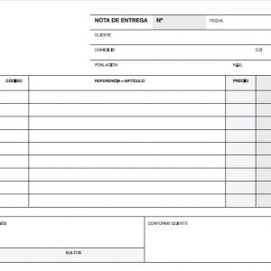 Apli Talonario Entrega 1/8 Apaisado Duplicado - Formato Apaisado - 2 Copias - Numeracion Secuencial - Papel Autocopiativo - Blanco