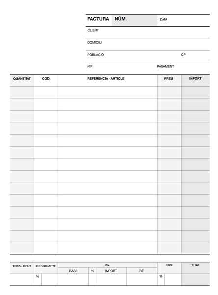 Apli Talonario Factura 1/4 Duplicado Natural Catalan - Numeracion Secuencial - Papel Autocopiativo - 63 Copias - Colores Original Blanco, Copia Amarillo 1 Apli Talonario Factura 1/4 Duplicado Natural Catalan - Numeracion Secuencial - Papel Autocopiativo - 63 Copias - Colores Original Blanco, Copia Amarillo