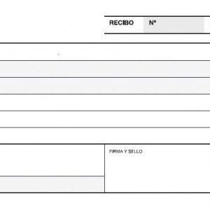 Apli Talonario Recibo 1/3 Apaisado Duplicado A-60 - Formato Apaisado - 3 Copias - Papel Autocopiativo - Blanco