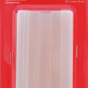 Apli Pack de 10 Barras de Adhesivo Termofusible Ø11mmx10cm - Compatible con Pistolas Ø11mm - Precision y Limpieza